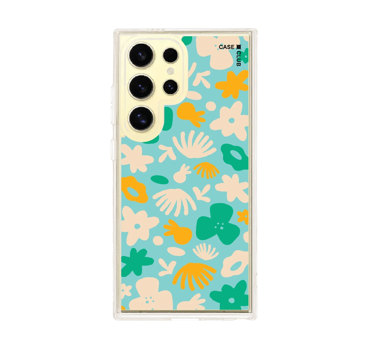 light blue flower pattern